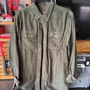 SuperDry workwear Green Button-Up